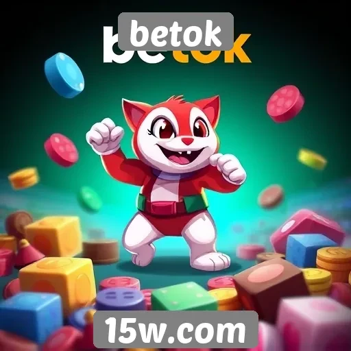 Variedade de jogos disponíveis no betok